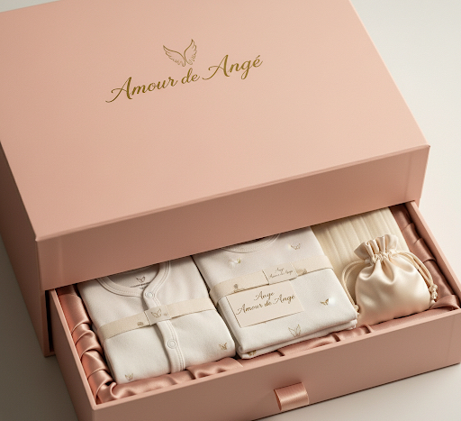 Amour de Ange ADA Première bebek tekstili hediye kutusu